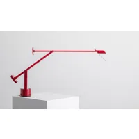 artemide -   lampe de bureau tizio rouge  aluminium
